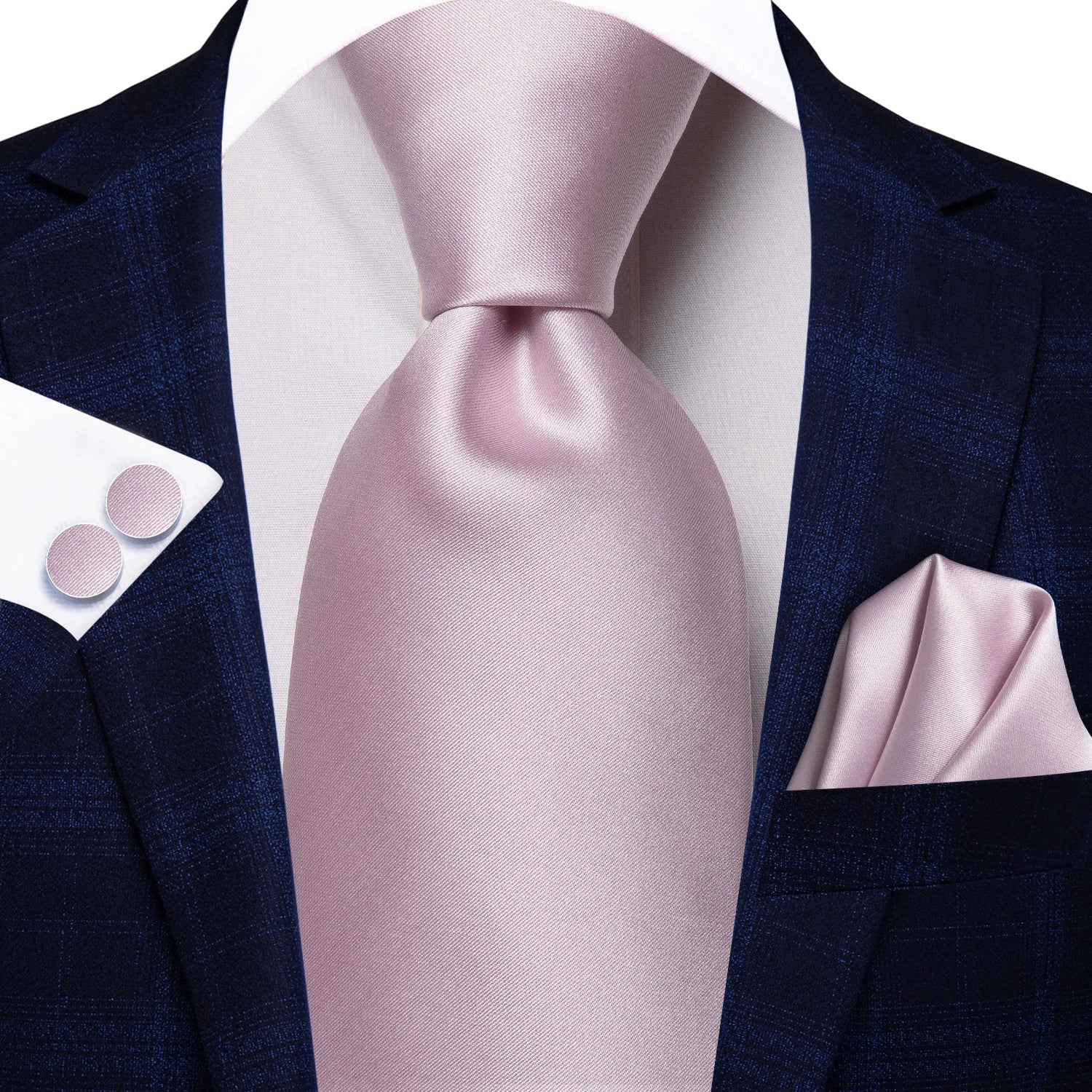 Conjunto clássico de gravata de seda masculino, gravata, floral, rosa, roxo, azul, elegante, lenço, abotoaduras, moda luxuosa, 3 peças