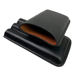 Portátil cedro 3 pçs charuto umidificador caixa de viagem couro charuto caso caixa armazenamento umidificador para sigar homem presente aniversário