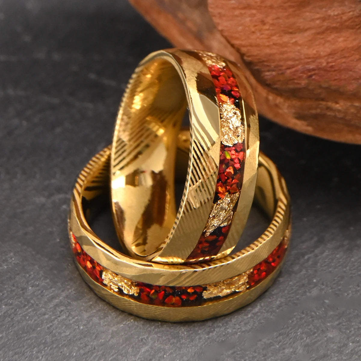 Anel de damasco de alta qualidade para homem anillos bague homme pareja de compromiso moda jóias alianças de casamento opala anéis de noivado