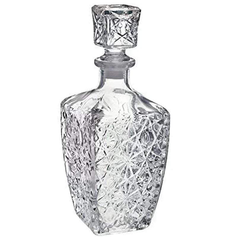 800ml opcional vidro de cristal uísque licor garrafa de vinho vidro decantador de licor