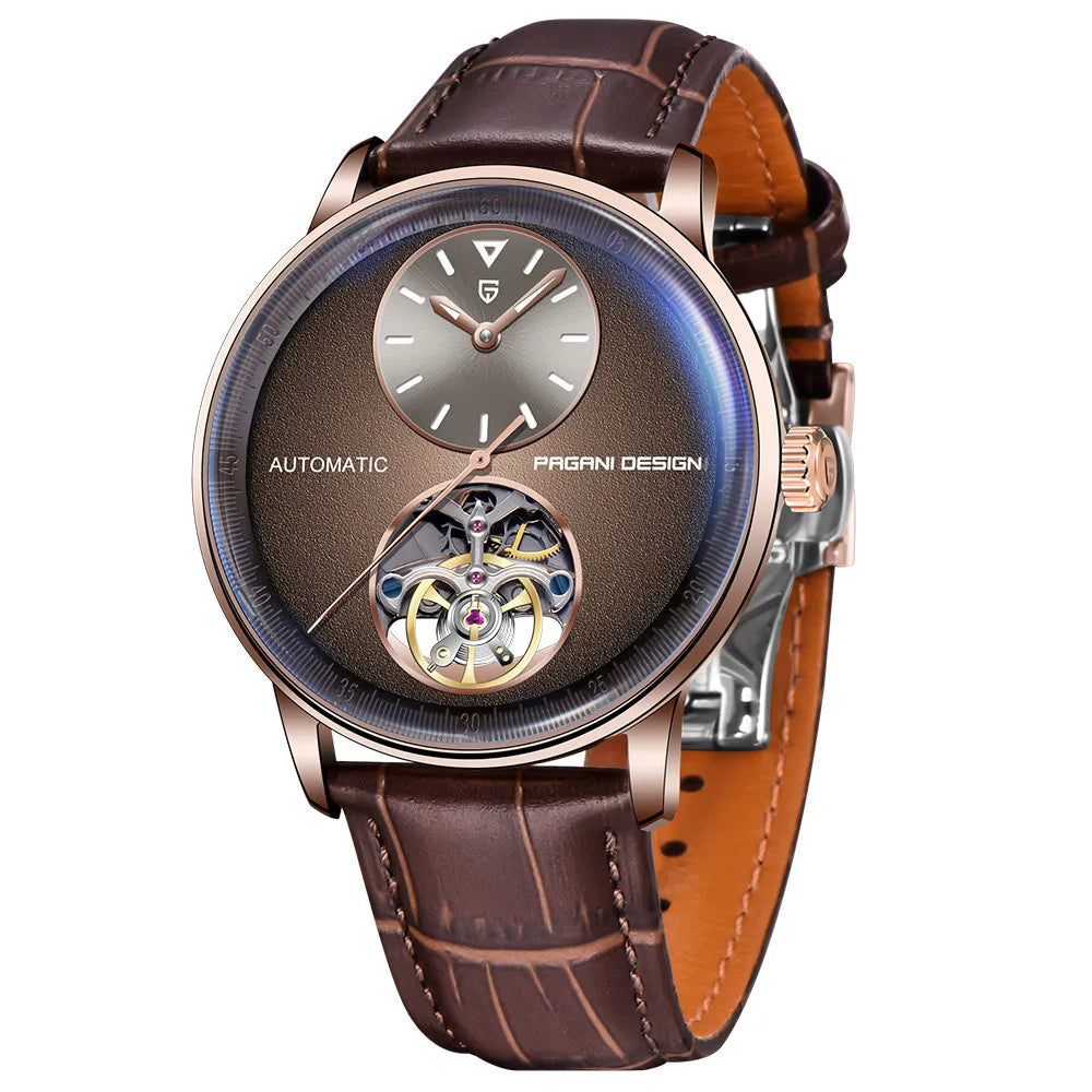 Pagani design novo 42mm relógio piloto moda relógio mecânico luz noturna relógio masculino automático de aço inoxidável 100m à prova dwaterproof água