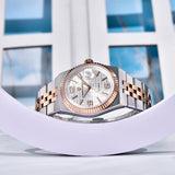 Pagani design novo relógio mecânico automático masculino de negócios 100m à prova dwaterproof água aço inoxidável safira relógio mecânico masculino