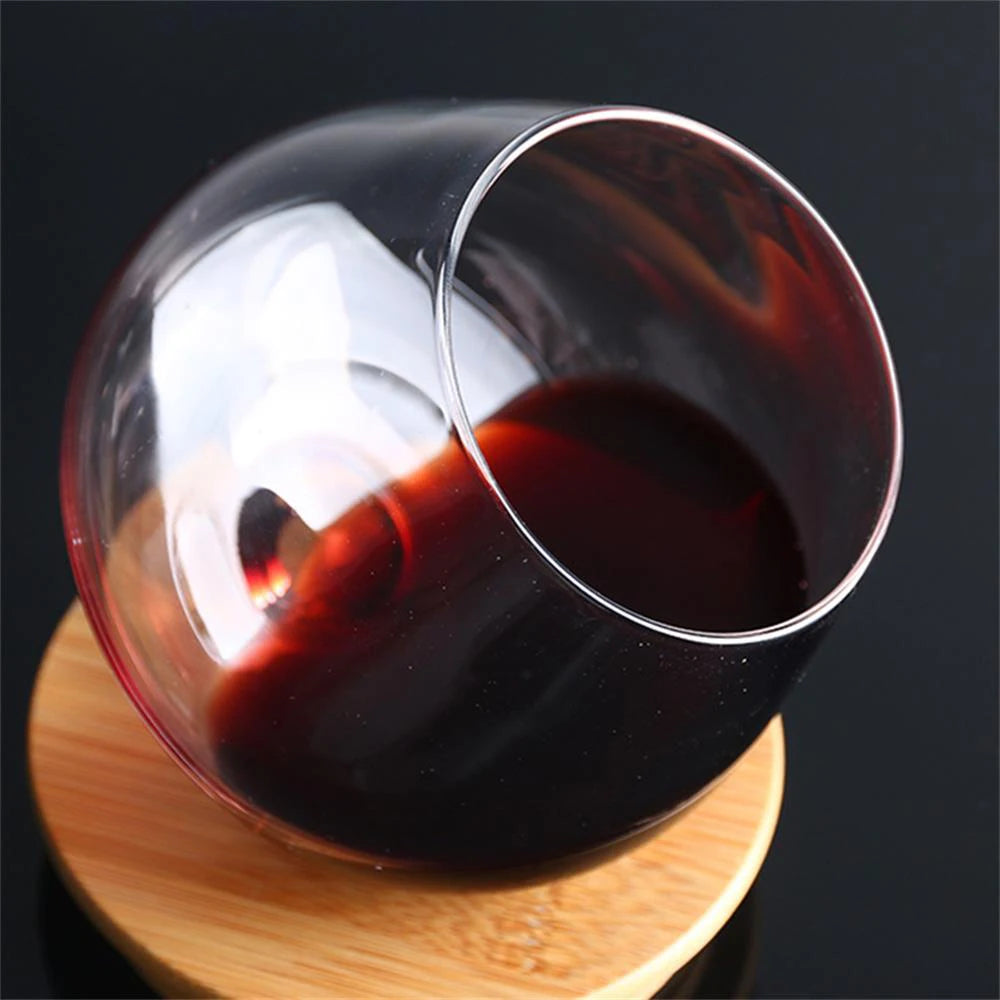 250ml/400ml copo de vinho de uísque irregular rotativo barriga alta cerveja uísque brandy cocktail copo de vinho tumbler para baixo vidro de barra