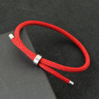 Noter nova pulseira de corda da sorte unissex fecho de aço inoxidável pulseira ajustável amizade jóias acessórios presente para os amantes