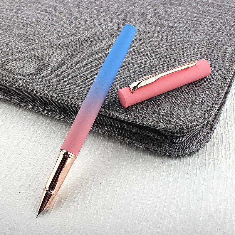 Caneta-tinteiro Metálica Luxo para Escritório e Negócios