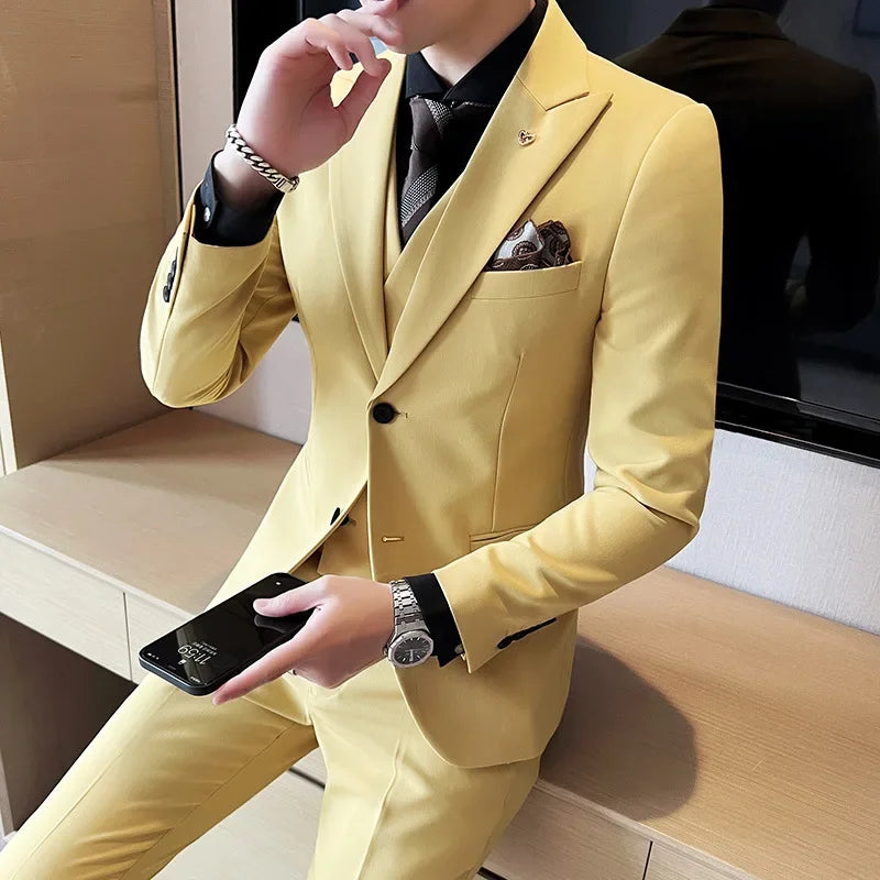 Terno Masculino Trespassado Duplo - Elegância Intemporal