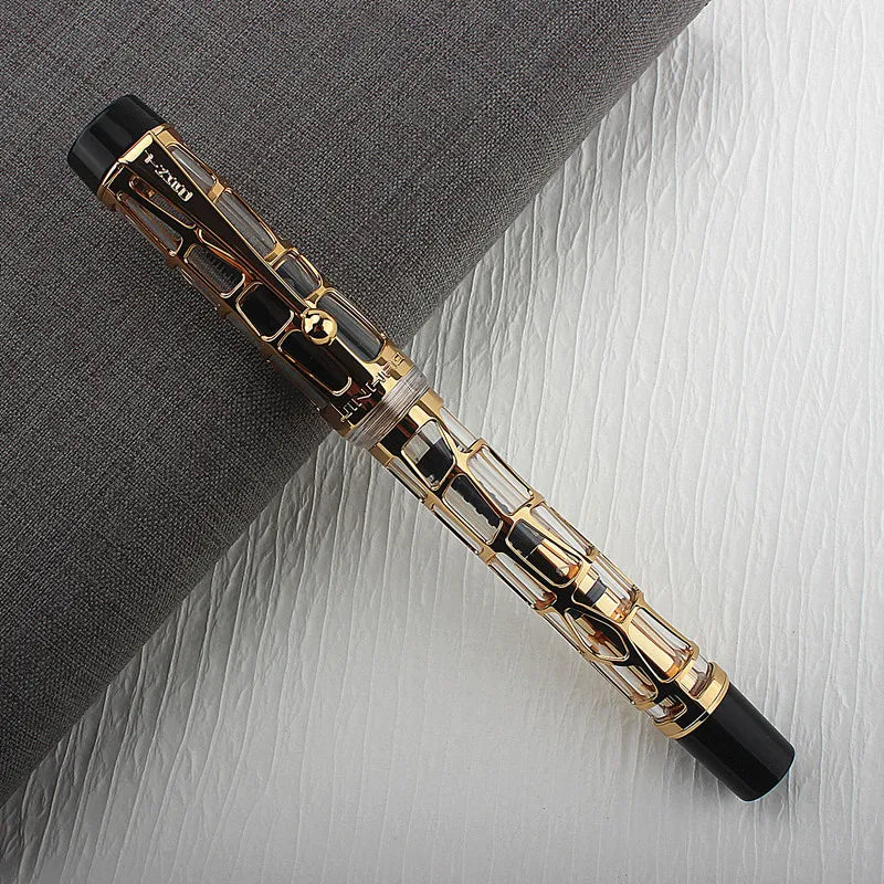Caneta Tinteiro Jinhao 100 Luxo Resina Galvanoplastia