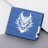 Carteira masculina de alta qualidade designer novo botão de zíper multi-slot estudante na moda personalidade carteira