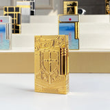 Isqueiro a gás vintage de alta qualidade para homens e mulheres, caixa de cigarro à prova de vento, nova condição