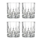 6 pces/4 pces/2 pces/1 pces copo de uísque vidro de cristal 230ml copo de vinho transparente drinkware para bar/casa copos de espírito copo de água em relevo