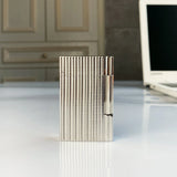 Isqueiro Windproof com som brilhante para homens, presente do cigarro retro, escudo de bronze, novo