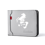 Carteira masculina ultrafina multifuncional casual de couro PU design personalizado elegante