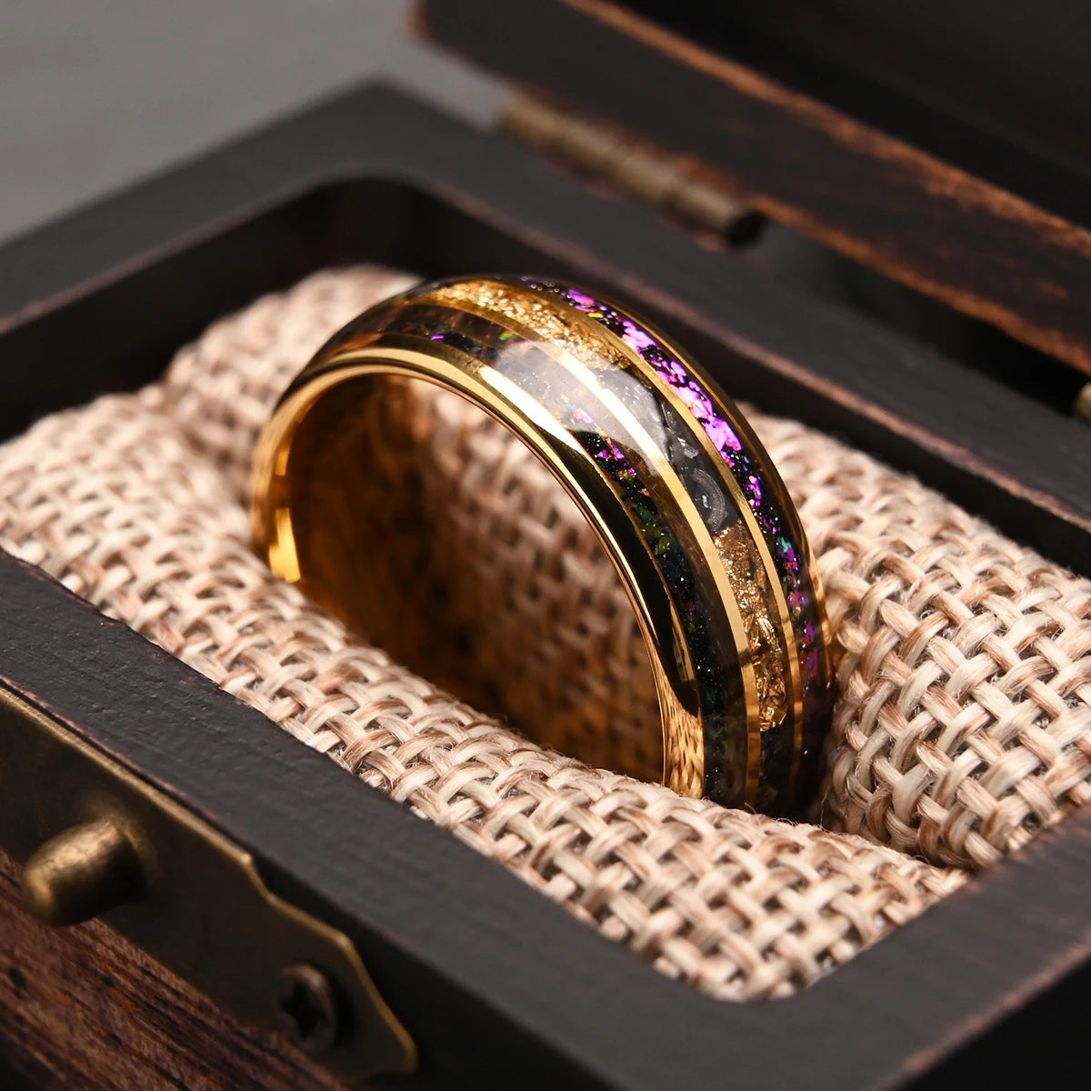 Anel de carboneto de tungstênio para homem anillos bague homme pareja de compromiso moda jóias alianças de casamento anéis de noivado de ametista