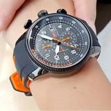 Mini foco esporte relógio de quartzo para homens moda à prova dwaterproof água cronógrafo relógio de pulso com pulseira de silicone azul data automática luminosa 0379