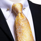 Oi-Tie-gravata azul teal masculina, gravata de alta qualidade, pino de gola dourada, conjunto de abotoaduras sólidas, luxo, novo