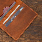 Luufan couro genuíno titular do cartão bolsa de couro real rfid caso de cartão embreagem carteiras slots para homens mulheres mini fino curto bolsa