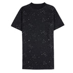 Verão masculino em pó revestido t camisas moda o-pescoço manga curta casual respirável camiseta roupas masculinas 4xl-m