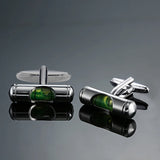 Abotoaduras De Camisa Cilíndrica De Cobre Francês, Nível Masculino, Acessórios De Vestuário Na Moda, Atacado