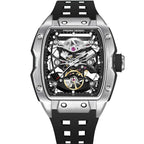 Pagani Design Relógio mecânico masculino, caixa de aço inoxidável impermeável, mostrador luminoso, nova moda, 50m, 2024