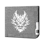 Carteira masculina de alta qualidade designer novo botão de zíper multi-slot estudante na moda personalidade carteira