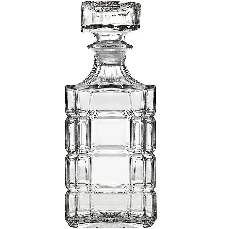 Decantador de uísque Hellodream-Glass, para licor ou scotch, vinho Bourbon, 33,81 onças