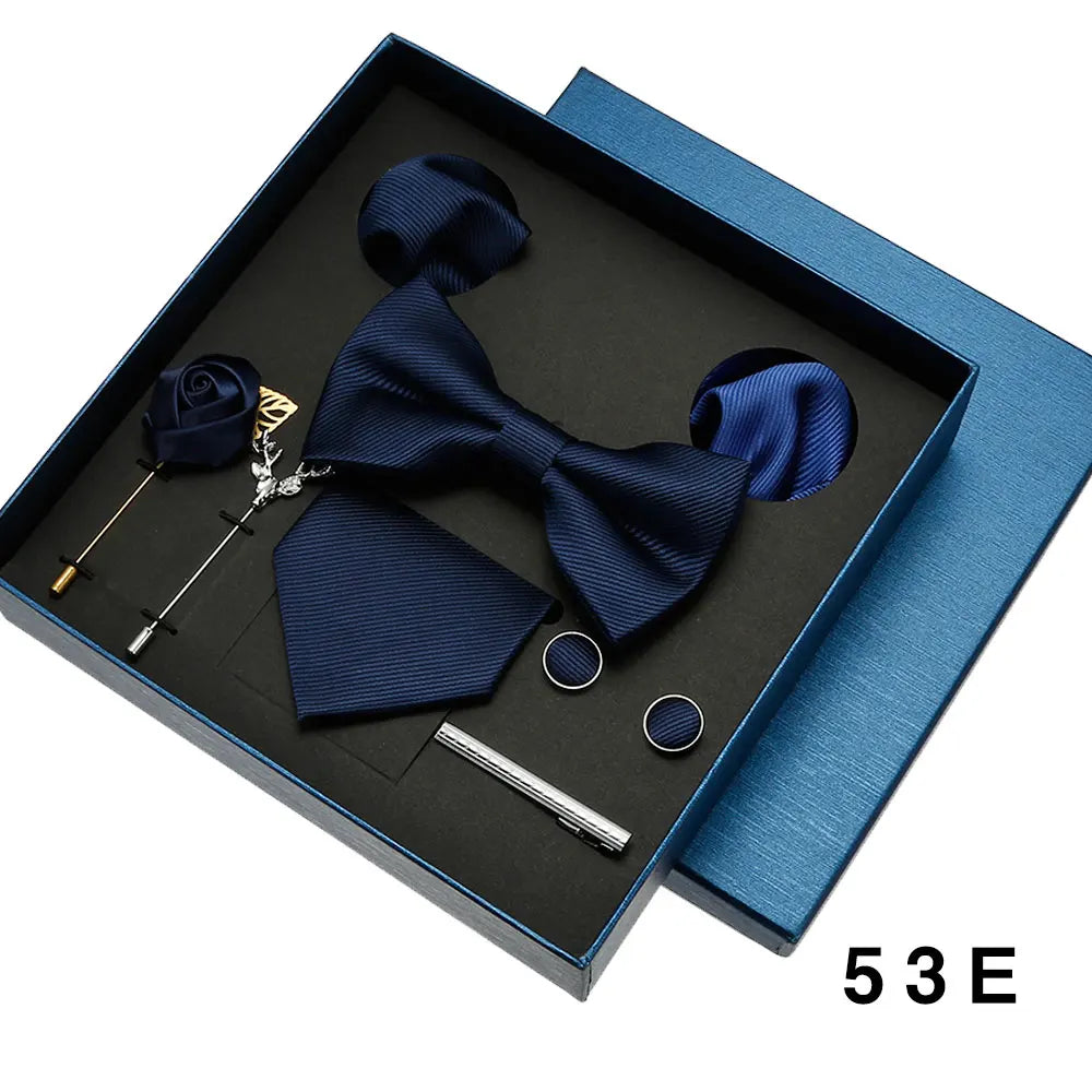 Conjunto Luxuoso de Gravatas Masculinas - Elegância e Estilo