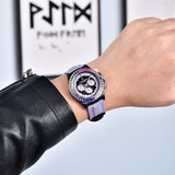 Pagani design novo 40mm arco-íris moldura cronógrafo safira relógio mecânico automático masculino aço inoxidável à prova dwaterproof água