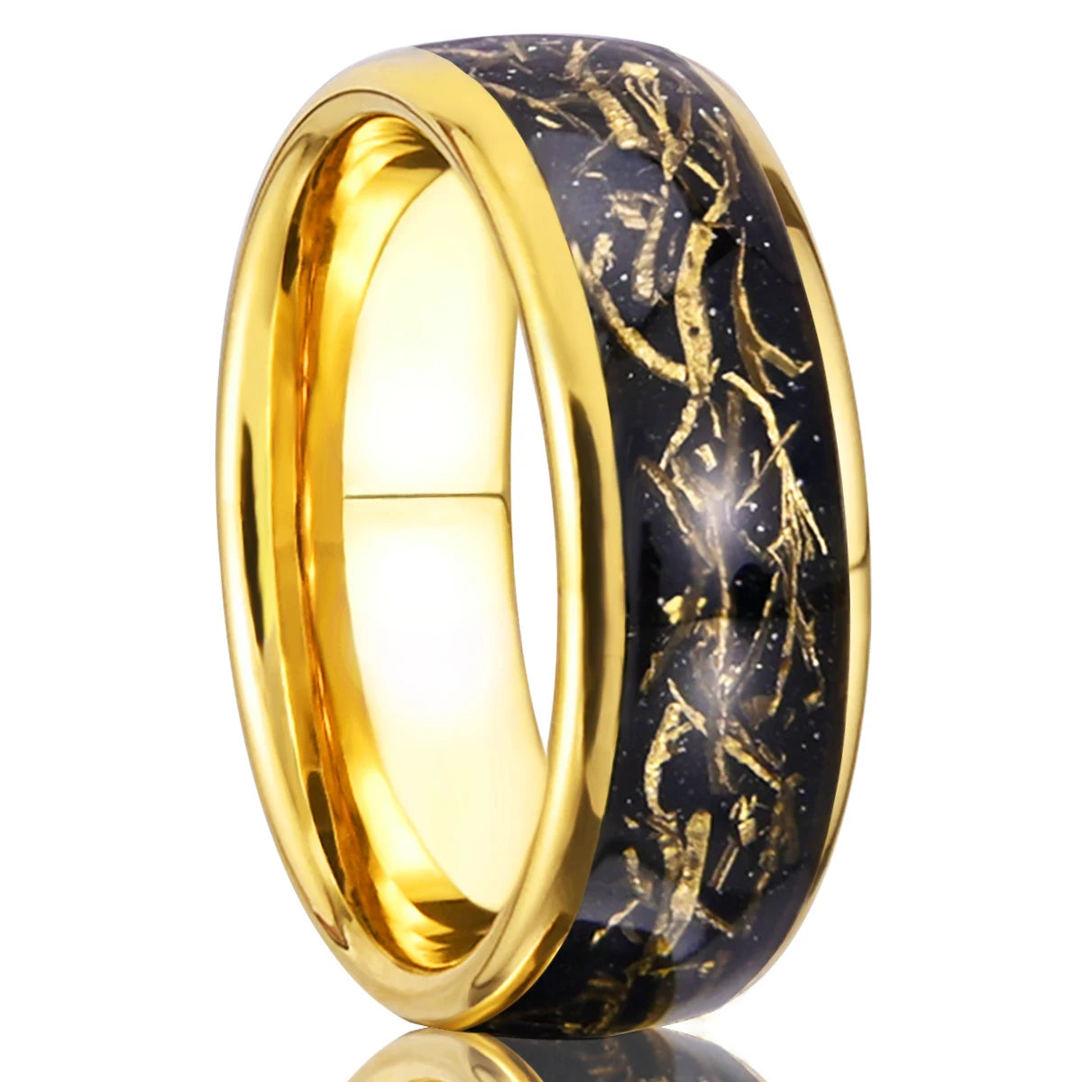 Anel de carboneto de tungstênio para homem anillos bague homme pareja de compromiso moda jóias banda de casamento casal anéis de noivado presente