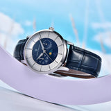 Pagani Design Novo 40mm Fase da Lua Multifuncional Relógio Masculino 100m À Prova D 'Água Vidro Safira Relógio de Quartzo Masculino