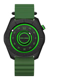 DANIEL GORMAN Relógio Esportivo para Homens Moda Verde Pulseira de Silicone Relógio de Pulso Luminoso À Prova D 'Água com Contas Magnéticas Mãos DG0788