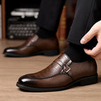 Sapatos masculinos casuais de couro, de alta qualidade, clássico, estilo italiano, negócios, casamento, data, sapatos formais, sola confortável, mocassins de cano baixo