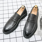 Sapatos de negócios de prata premium dos homens oxford sapatos de couro marca mocassins deslizamento em sapatos de casamento de alta qualidade sola macia sapatos vestido