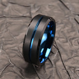 Anéis para homem clássico anel de tungstênio jóias punk jóias góticas bijoux homme acessórios dos homens retro joyeria moda aneis