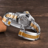 Pagani design marca superior relógio mecânico masculino movimento japonês 100m à prova dwaterproof água vidro safira relógio automático masculino