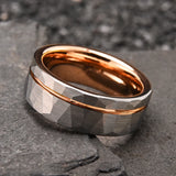 Anel de tungstênio minimalista anillos hombre luxo gótico jóias anéis de noivado accesorios hombre jóias vintage bague joyeria