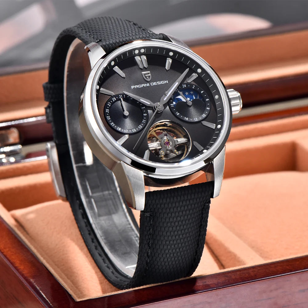 2025 pagani design novo 41mm relógio masculino marca de luxo relógio mecânico automático aço inoxidável 100m à prova dwaterproof água relógio masculino