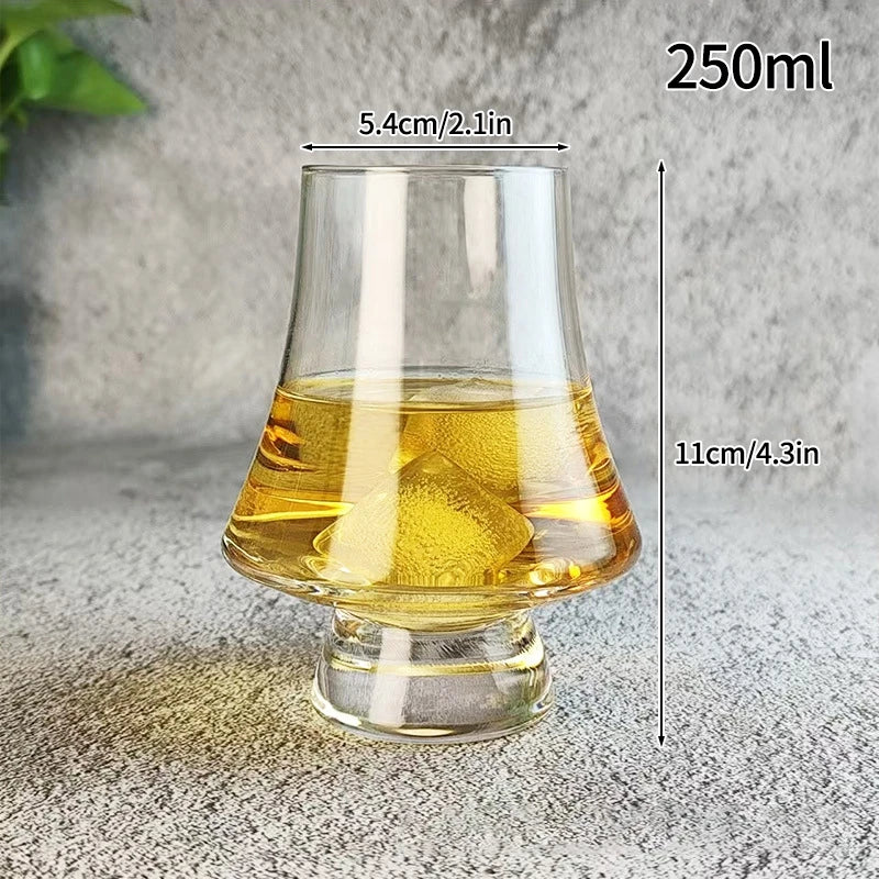 Copo de uísque de cristal transparente, 2 peças, bar de uísque, coquetel, copos para beber, licor escocês, cerveja, espíritos, copo de vinho
