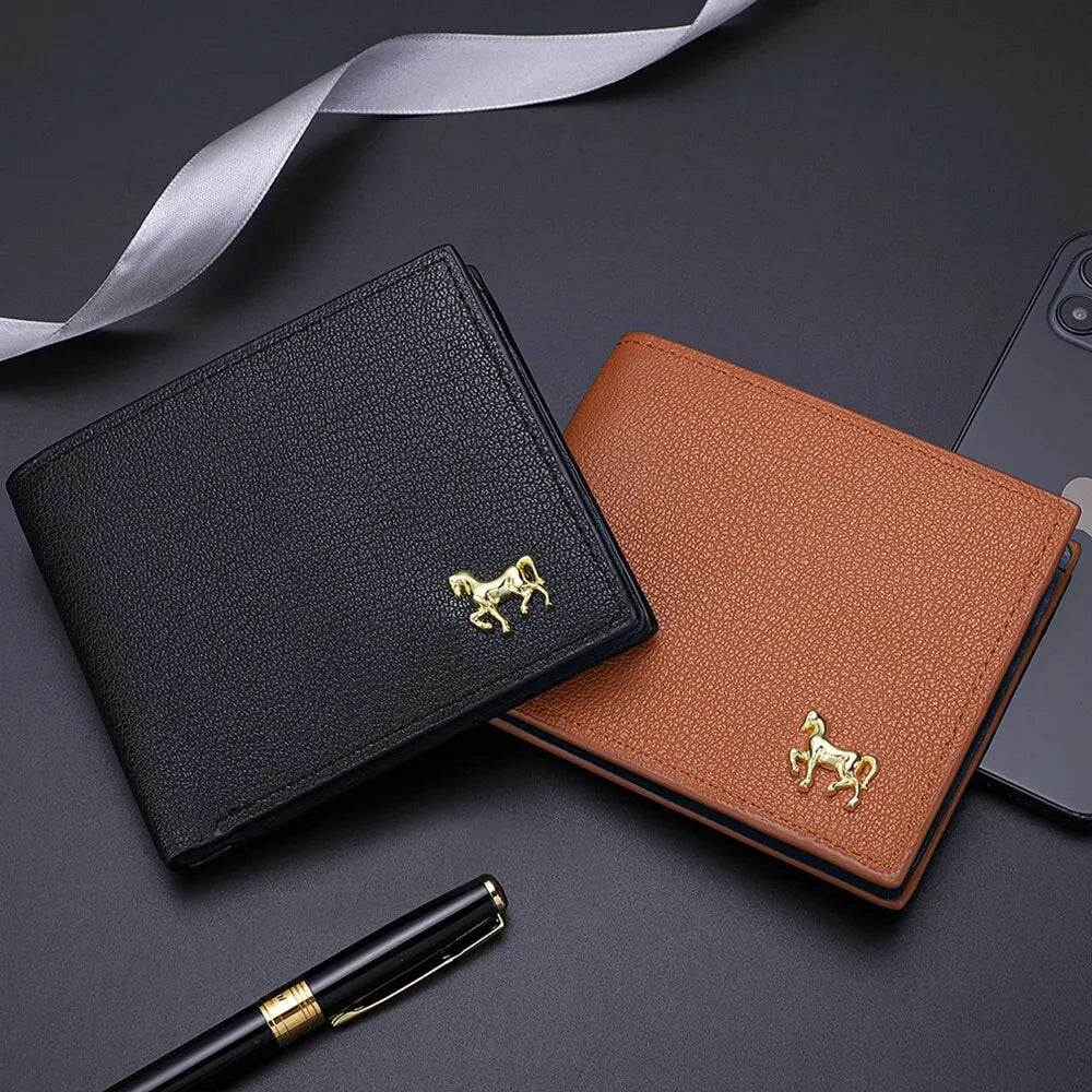 Novo Homens Horizontal Carteira Multi-Funcional Negócios Zipper Coin Para Homens Carteira Com Titular Do Cartão De Crédito