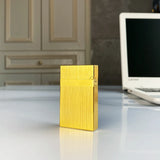 Mechero retro con som brilhante, carcasa de latón, enc endedor ein prueba de vento, regalo para hombre, novo