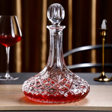 Decantador De Vinho Com Padrão De Martelo Com Tampa, Separador De Vinho Tinto Criativo, Vidro De Cristal Criativo, Decantador De Uísque De Alto Grau, 1100ml