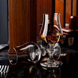Copos de cristal de uísque macallan com caixa de presente rei exclusivo copo de degustação de vinho luxo esculpido chivas uísque brandy taça snifter
