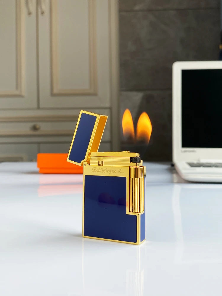 Encendedor de Gas Vintage para Homens e Mulheres, Carcasa de Cigar de Viento, Alta Qualidade, Novo