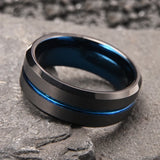 Anéis para homem clássico anel de tungstênio jóias punk jóias góticas bijoux homme acessórios dos homens retro joyeria moda aneis