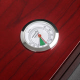 Caixa de charuto de madeira de cedro, umidificador de charuto, higrômetro, umidificador de charuto, caixa de armazenamento de charuto