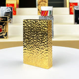 Isqueiro a gás vintage de alta qualidade para homens e mulheres, caixa de cigarro à prova de vento, nova condição