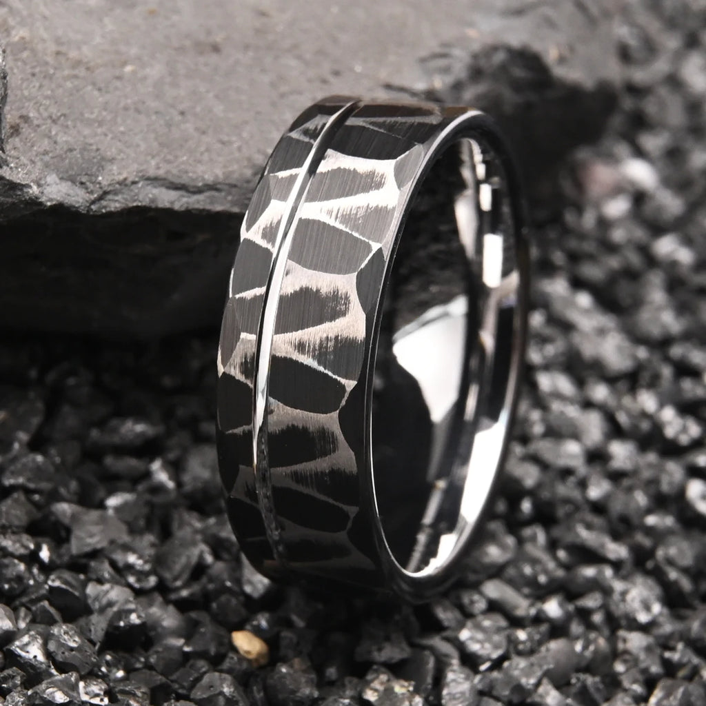 Alianças de casamento de tungstênio para homem anillos hombre y2k acessórios jóias casais anéis anillo bague bijoux moda anel de noivado