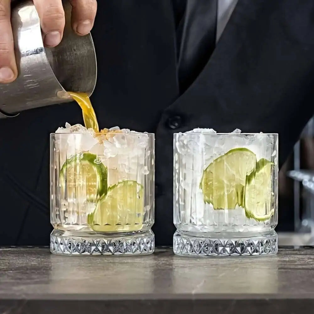 100ml/210ml europeu uísque casa cristal vodka cerveja criativo clássico listrado vinho degustação copo brandy suco cauda vidro