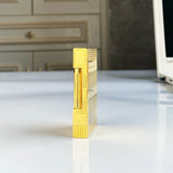 Mechero retro con som brilhante, carcasa de latón, enc endedor ein prueba de vento, regalo para hombre, novo