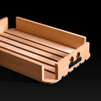 Humidor de charutos caixa de madeira de cedro selado transparente dupla camada hidratante higrômetro multifuncional caso grande capacidade 100 peças
