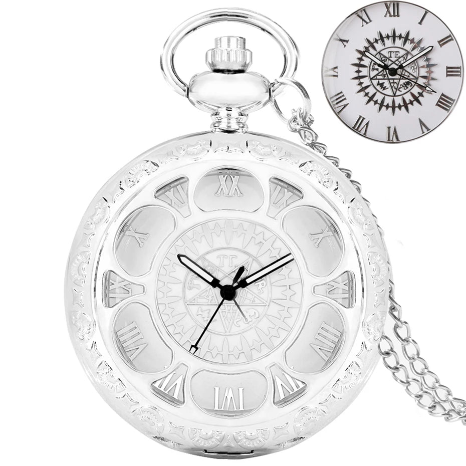 Exquise estrelado azul dial pingente bronze oco caso relógio de bolso de quartzo numerais romanos retro relógios lembrança presente para homens